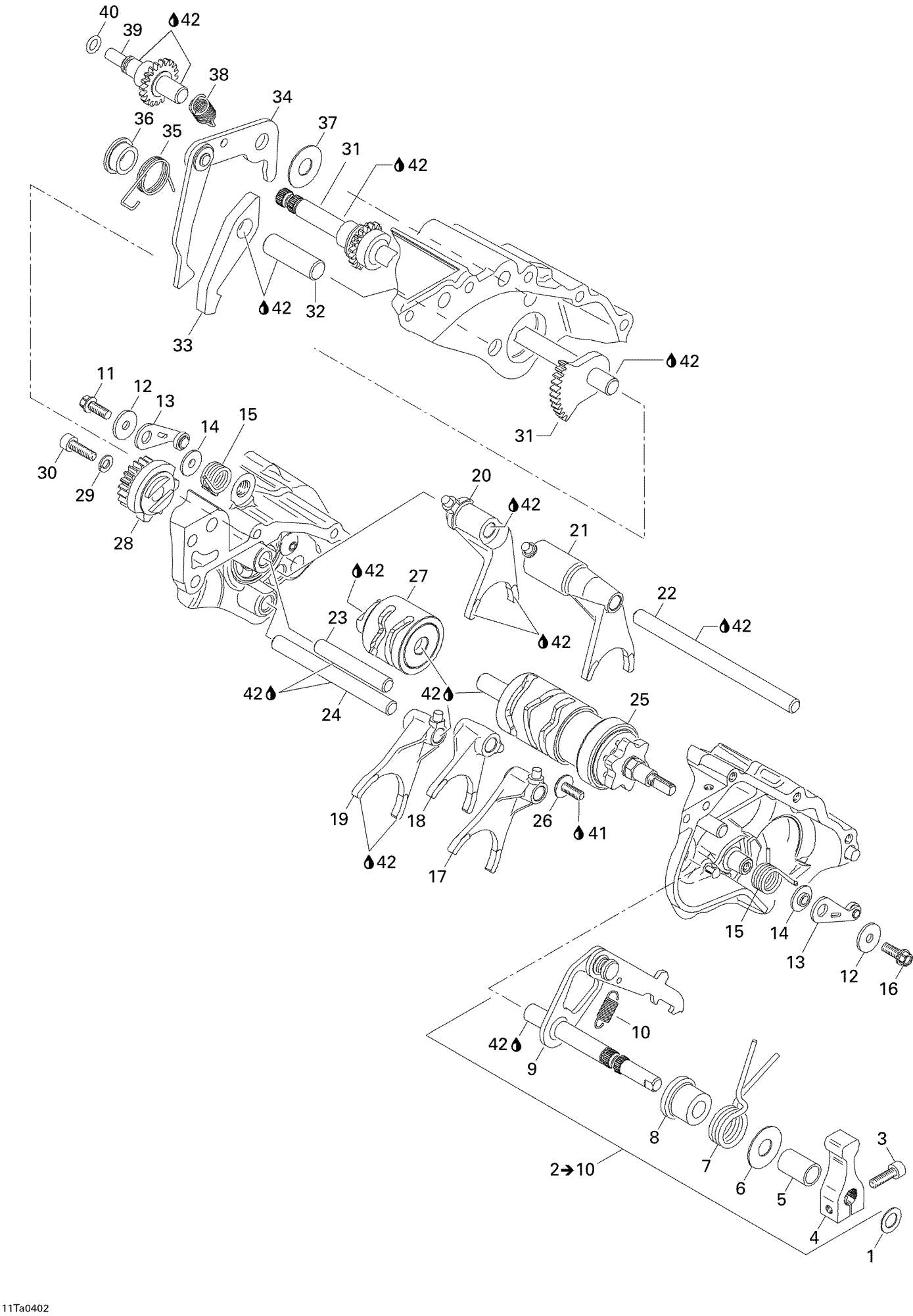 Fits 1999-2005 Can-Am Traxter 5 Speed / Traxter Auto Std & XT Models Tension Spring, OEM Part # 420239591