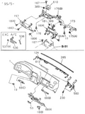 Honda New 1995-1997 Fits Honda Passport Reinforcement, Steering, Part # 89710-79381