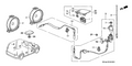 Honda New 2004 Fits Honda CR-V Lid Assy., R. Tweeter *YR202L*(With Tweeter) (DARK SADDLE), Part # 77131-S9A-G00ZB