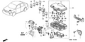 Honda New 2003-2005 Fits Honda Civic Cover (Lower), Part # 38252-S5B-003