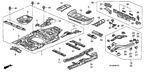 New 2005-2010 Fits Honda Odyssey Pan, Floor (Lower), Part # 65120-SHJ-A00ZZ