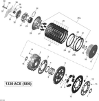 2014-2015 Fits Can-Am F3 Se6/ Spyder F3-S Se6 Sealing Ring, OEM Part # 420201155