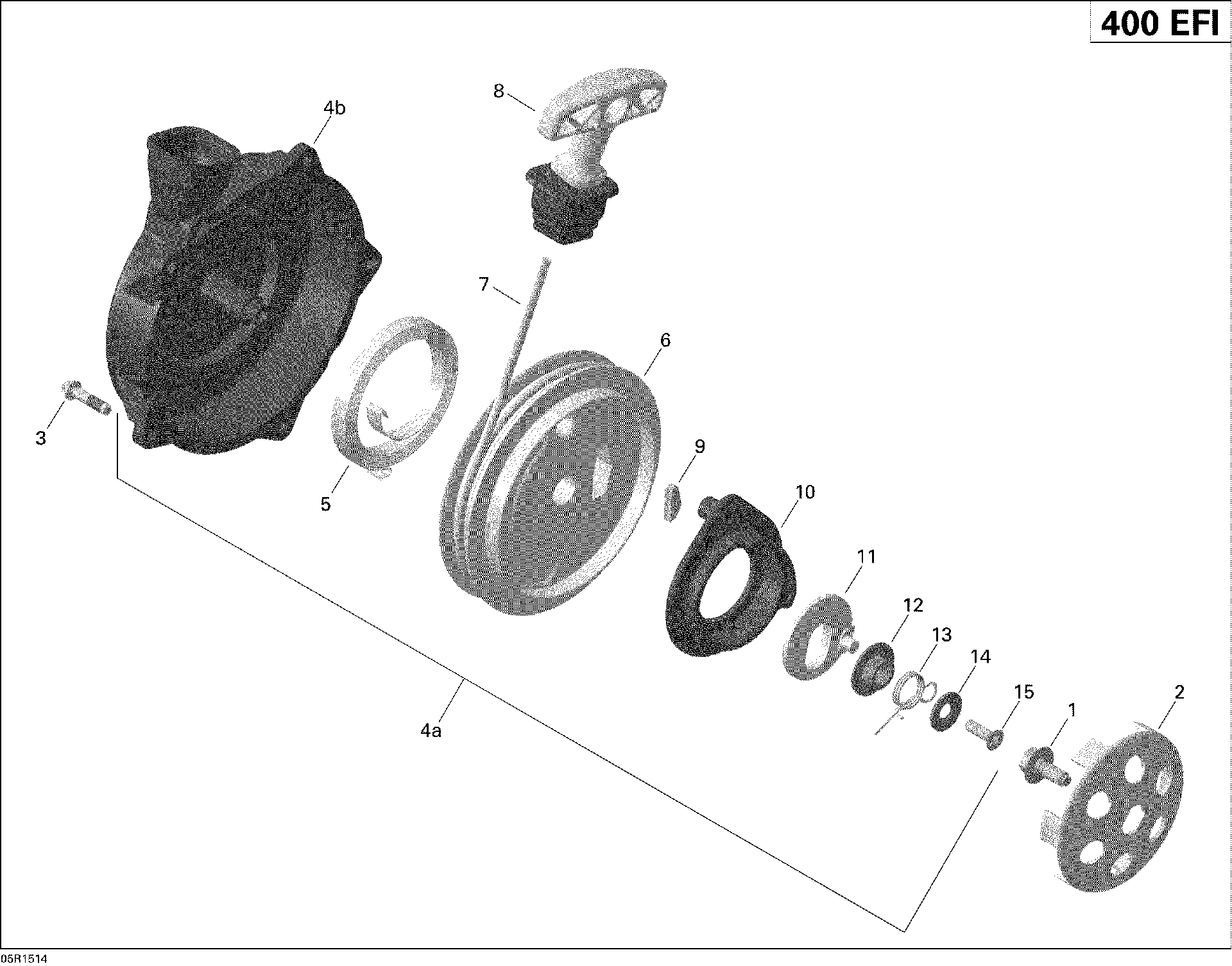 Fits 2007-2015 Can-Am Outlander 400 EFI, STD. Plastite Screw M6 X 20, OEM Part # 420241730