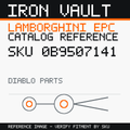 Iron Vault catalog reference catalog-card-v1 — Lamborghini SKU 0B9507141
