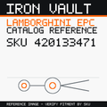 Iron Vault catalog reference catalog-card-v1 — Lamborghini SKU 420133471