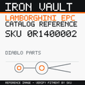 Iron Vault catalog reference catalog-card-v1 — Lamborghini SKU 0R1400002