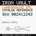 Iron Vault catalog reference catalog-card-v1 — Lamborghini SKU 002412243
