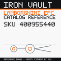 Iron Vault catalog reference catalog-card-v1 — Lamborghini SKU 400955440