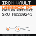 Iron Vault catalog reference catalog-card-v1 — Lamborghini SKU N0200241