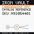 Iron Vault catalog reference catalog-card-v1 — Lamborghini SKU N91054401