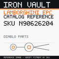 Iron Vault catalog reference catalog-card-v1 — Lamborghini SKU N90626204