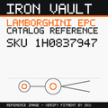 Iron Vault catalog reference catalog-card-v1 — Lamborghini SKU 1H0837947