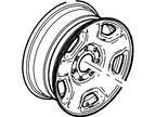 New 2008-2009 Fits Ford / Lincoln F-150 / Mark LT Wheel Assy Base No. 1007b, Part # 7L3Z1015D