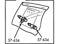 Ford New 1993-1997 Fits Ford Probe Kit - Child Seat Anchorage, Part # F42Z61613D74AA