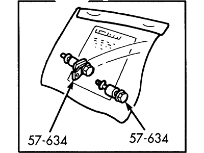 Ford New 1993-1997 Fits Ford Probe Kit - Child Seat Anchorage, Part # F42Z61613D74AA