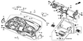 New 2006-2008 Fits Honda Civic Lid Assy., L. *YR325L* (EARTH TAUPE), Part # 77136-SNA-A01ZB