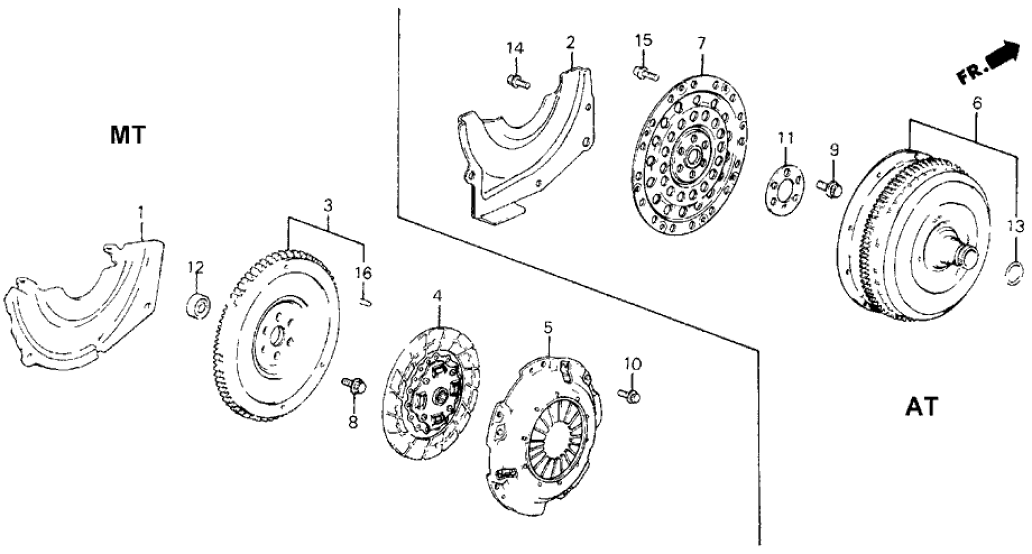 Honda New 1988 Fits Honda Civic Friction Disk, Part # 22200-PM1-315