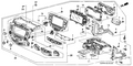 Honda New 2003 Fits Honda Accord Base Assy., Panel Power *NH482L* (UA BLACK METALLIC), Part # 39183-SDN-A41ZA