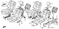 Honda New 1998-1999 Fits Honda Accord Cover, Right Front Seat Cushion Trim (Light Quartz Gray), Part # 81131-S82-A11ZB