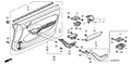 Honda New 2006-2011 Fits Honda Civic Base Assy., L. FR. Door *NH167L* (GRAPHITE BLACK), Part # 83553-SVA-A03ZA
