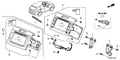 Honda New 2012-2013 Fits Honda CR-V Navagation Unit, Part # 39542-T0A-A02