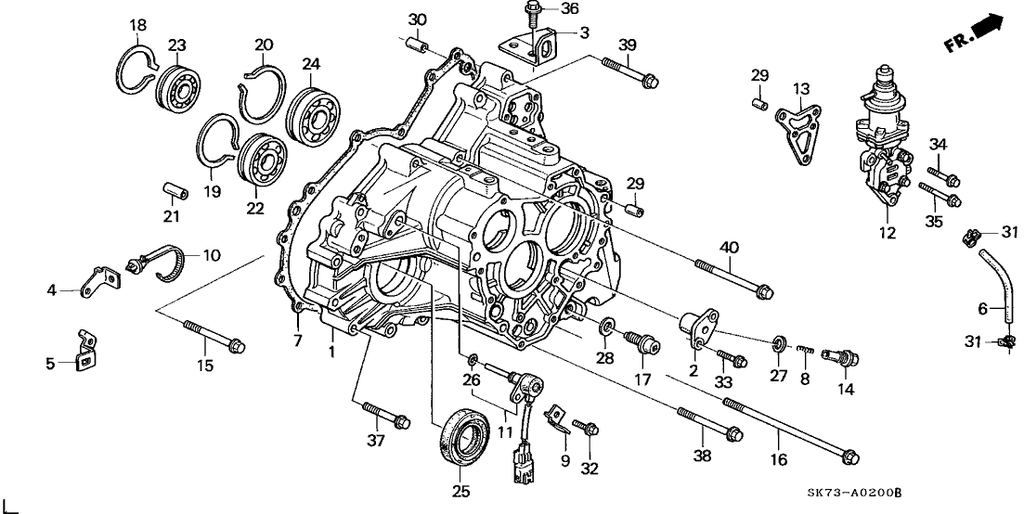 New 1990-1993 Fits Acura Integra Tube, Oil Return, Part # 21399-PR0-010