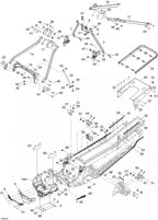 Fits 2005-2007 Ski-Doo Summit 1000 SDI, Highmark & Highmark X / Summit Highmark & Highmark X 1000 SDI Front Protector, OEM Part # 518324438