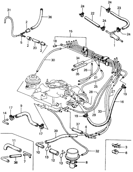 Honda New 1980-1983 Fits Honda Accord Joint (Two-Way), Part # 17352-PA6-000