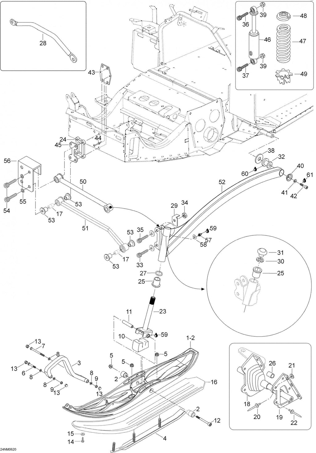 Fits 2004-2007 Ski-Doo Expedition 4-TEC / Expedition 600 H.O. SDI Models Plate, OEM Part # 605350192