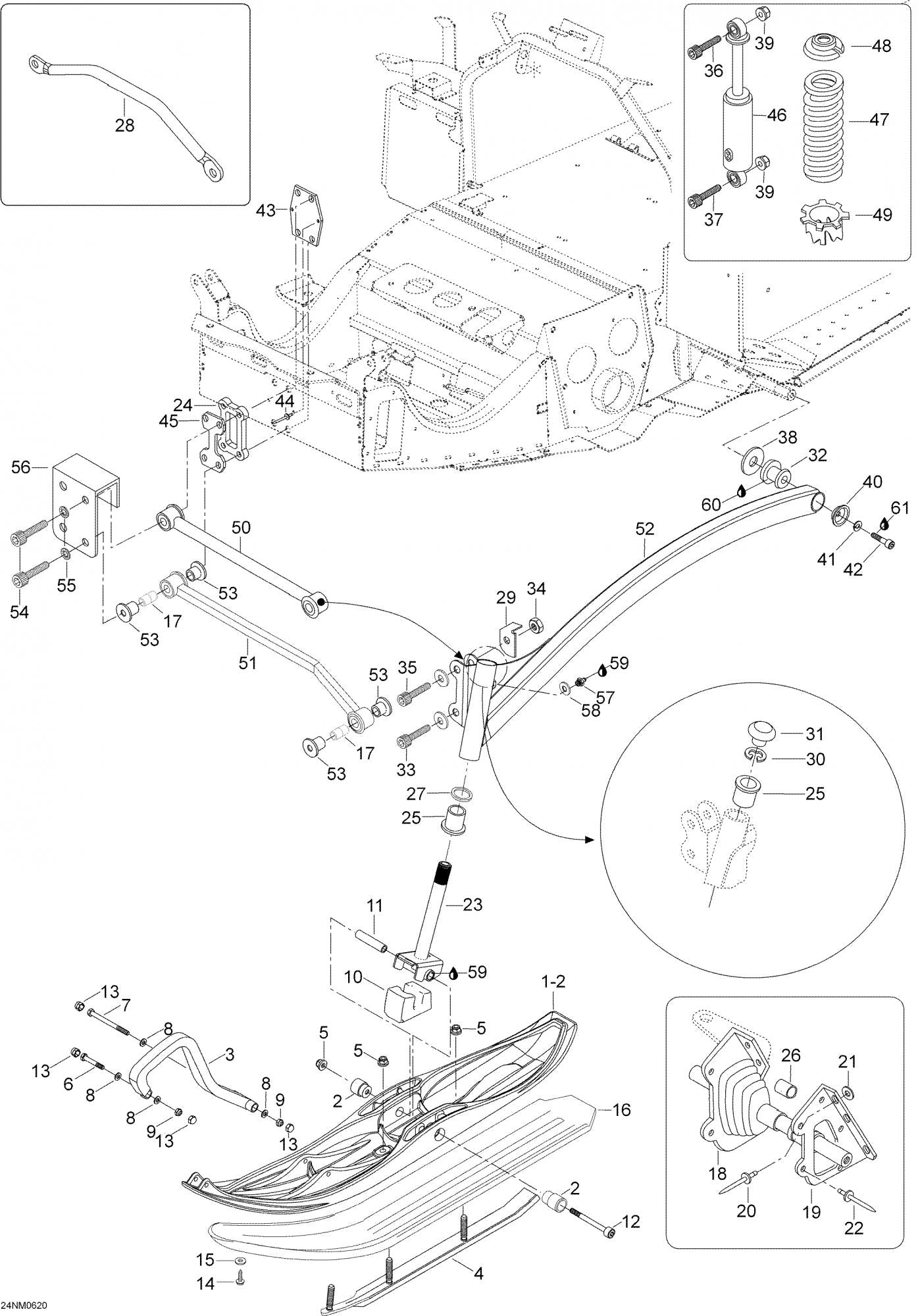 Fits 2004-2007 Ski-Doo Expedition 4-TEC / Expedition 600 H.O. SDI Models Plate, OEM Part # 605350192