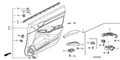 Honda New 2009-2011 Fits Honda Civic Base Comp R *Typea*, Part # 83503-SNA-A03ZF