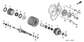 New 1998-2002 Fits Honda Accord Gear, Mainshaft First, Part # 23481-PCJ-000