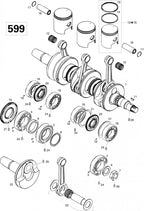 Fits 1996-1998 Ski-Doo Formula III / Formula III LT Models Distance Sleeve, OEM Part # 415129010