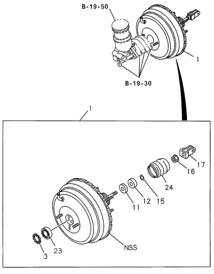 Honda New 1994-2002 Fits Honda Passport Clevis, Yoke Master Mac, Part # 89711-03840
