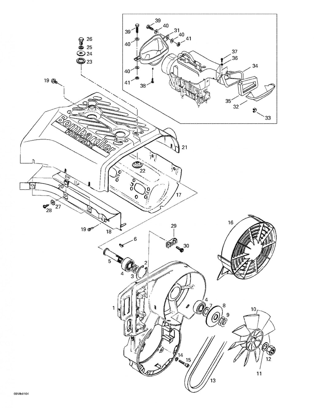 Fits 1996-2007 Ski-Doo Formula Deluxe 380 F / Formula Deluxe 380/500 Models Clamp, OEM Part # 420860940