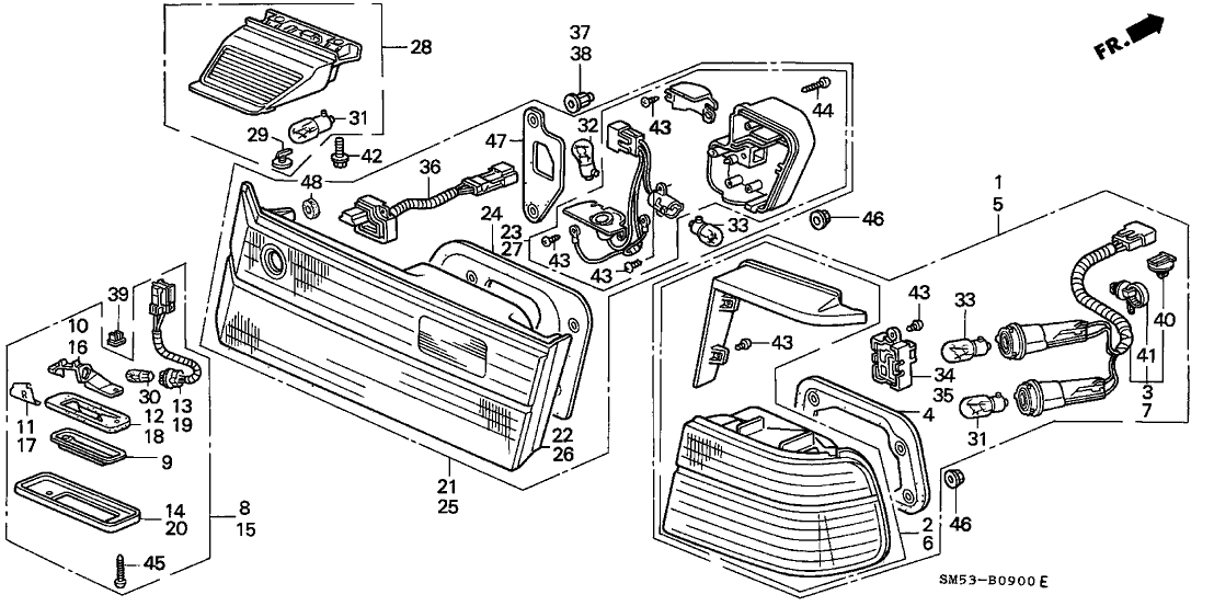 Honda New 1991-1993 Fits Honda Accord Base, Gasket, Part # 34153-SM5-A01