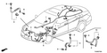 Honda New 2011-2012 Fits Honda Accord Left Cabin Wire Harness, Part # 32120-TA0-A14