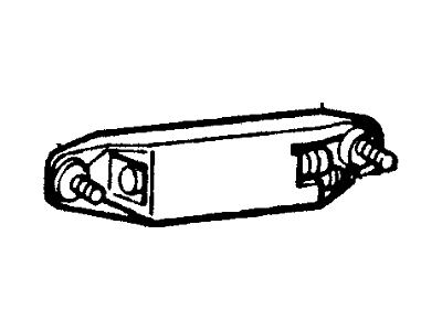 Ford New 1986-1989 Fits Ford Aerostar Handle Assembly Door Outer, Part # E69Z1122404A