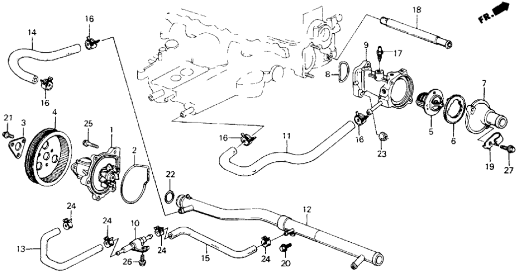 Honda New 1986-1989 Fits Honda Accord Hose B, Carburetor Outlet, Part # 19509-PH2-010