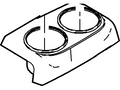Ford New 2007-2008 Fits Ford / Lincoln Expedition / Navigator Panel - Console Base No., Part # 7L1Z7804567AB