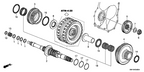New 2006-2011 Fits Honda Civic Mainshaft Fifth Gear, Part # 23481-RPC-000
