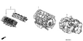 Honda New 1998-2000 Fits Honda Accord Engine Sub-Assembly, Rear Cylinderhead, Part # 10005-P8C-A90