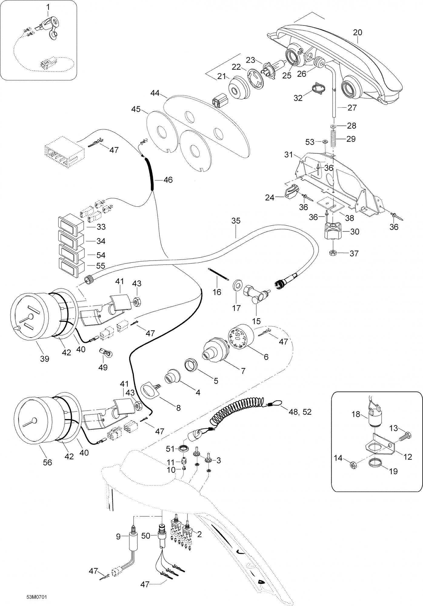 Fits 2004-2007 Ski-Doo Skandic SUV 550F / Skandic SUV 600 Models Spring, OEM Part # 5445737