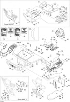 Fits 1999-2005 BRP Quest / Quest 500 Models Truss Phillips Screw M6 X 25, OEM Part # 250000035