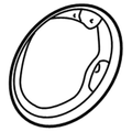 Ford New 2008-2011 Fits Ford Focus Plate, Part # 8S4Z54405A26A