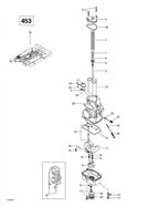Fits 1999-2007 Ski-Doo MX Z 440 Racing / MX Z 440X Racing Models Top Cap, OEM Part # 404161857