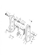 Fits 1996-2005 Ski-Doo Tundra / Tundra II LT Models Paint Chaincase Cover, OEM Part # 504088100
