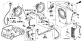 Honda New 2007-2011 Fits Honda Element Satellite Antenna Box XM Unit, Part # 39820-SCV-A71
