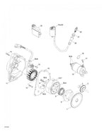 Fits 2003-2004 Can-Am Rally / Rally 175 Ac Generator Includes 4 - 7., OEM Part # 420295558