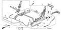 New 2004-2008 Fits Honda Pilot Cable C, L. Middle Seat Walk-In, Part # 81769-S9V-A01